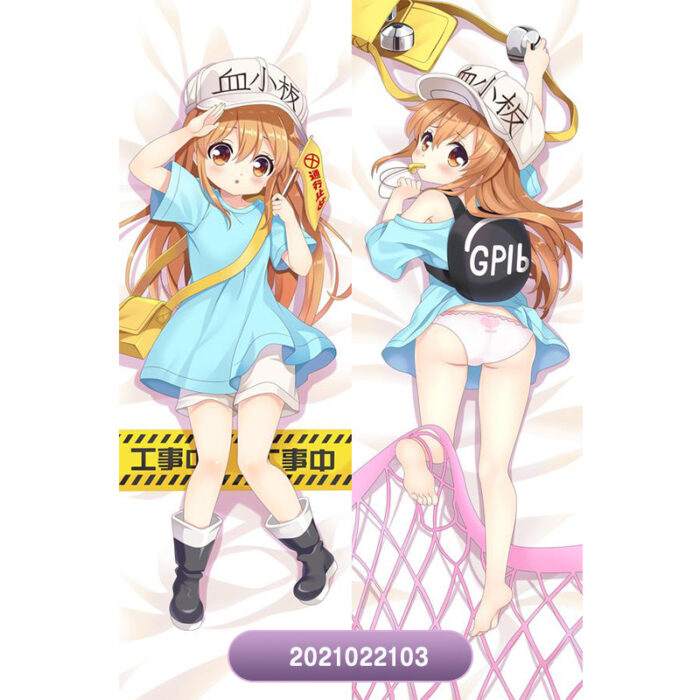 Anime Cells At Work Double-Sided Print Hing Body Pillowcase Otaku Cosplay Pillow Cover