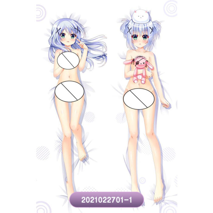 Anime Is the Order a Rabbit? Double-Sided Print Hing Body Pillowcase Otaku Cosplay Pillow Cover