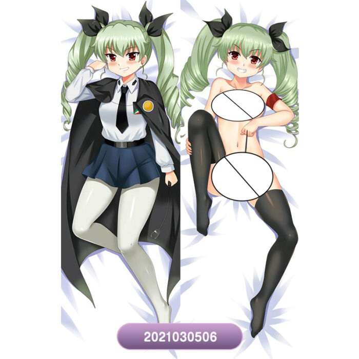 Anime Girls und Panzer Double-Sided Print Hing Body Pillowcase Otaku Cosplay Pillow Cover