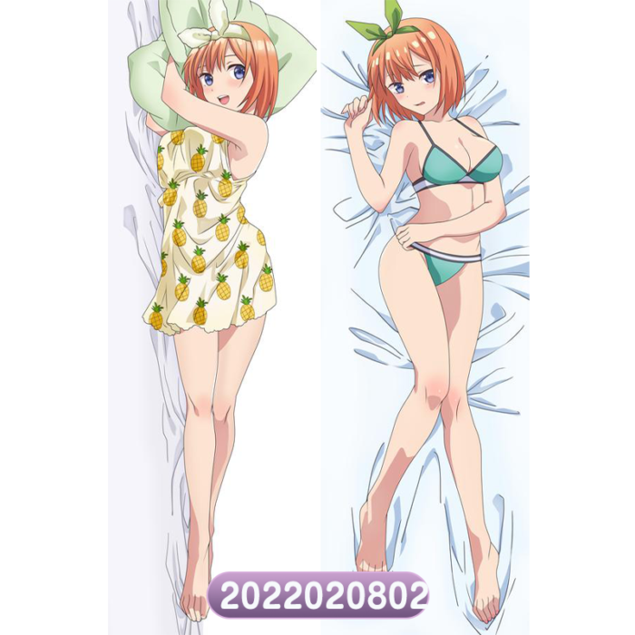 Anime The Quintessential Quintuplets Double-Sided Print Hing Body Pillowcase Otaku Cosplay Pillow Cover