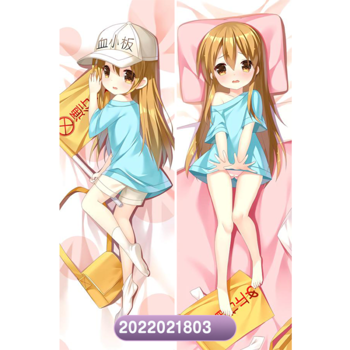 Anime Cells at Work Double-Sided Print Hing Body Pillowcase Otaku Cosplay Pillow Cover