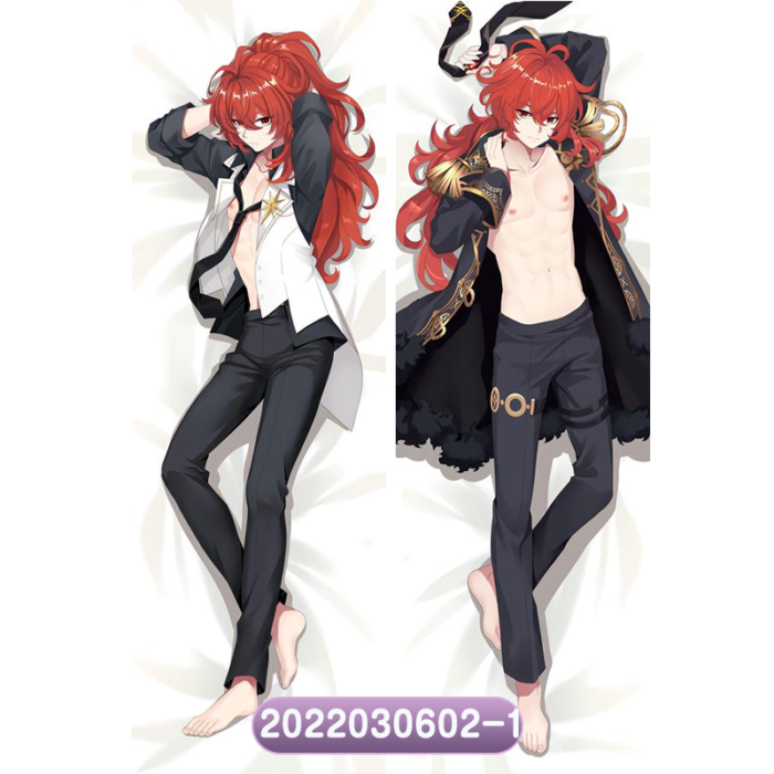 Anime  Genshin Impact Double-Sided Print Hing Body Pillowcase Otaku Cosplay Pillow Cover