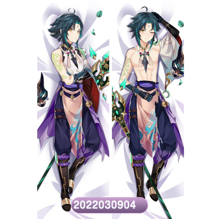Anime  Genshin Impact Double-Sided Print Hing Body Pillowcase Otaku Cosplay Pillow Cover