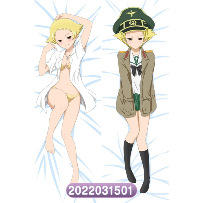 Anime Girls und Panzer Double-Sided Print Hing Body Pillowcase Otaku Cosplay Pillow Cover