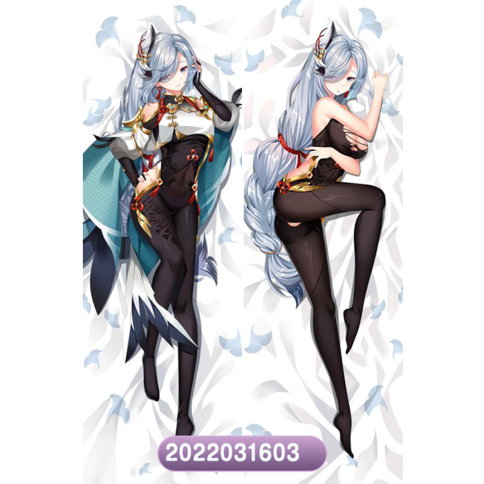 Anime  Genshin Impact Double-Sided Print Hing Body Pillowcase Otaku Cosplay Pillow Cover