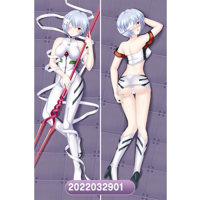 Anime EVA Double-Sided Print Hing Body Pillowcase Otaku Cosplay Pillow Cover