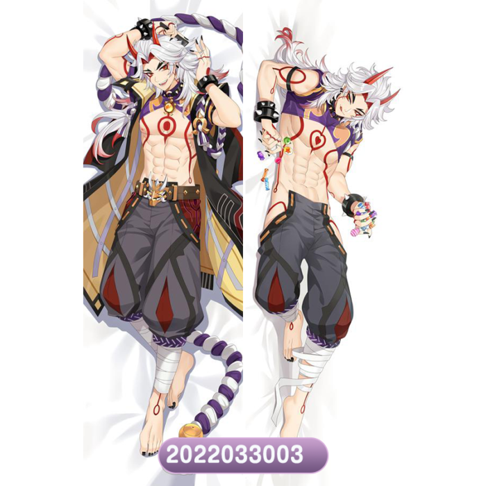 Anime  Genshin Impact Double-Sided Print Hing Body Pillowcase Otaku Cosplay Pillow Cover