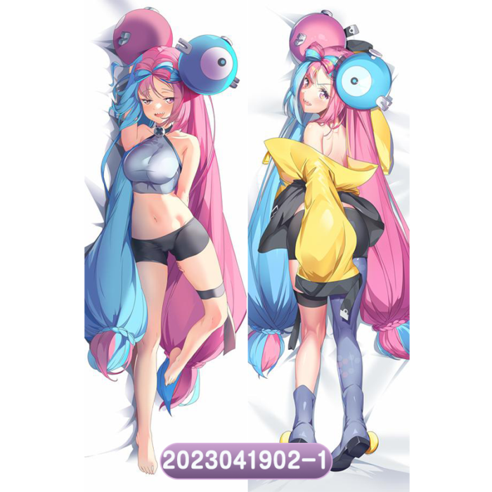 Anime Pokémon Iono Double-Sided Print Hing Body Pillowcase Otaku Cosplay Pillow Cover