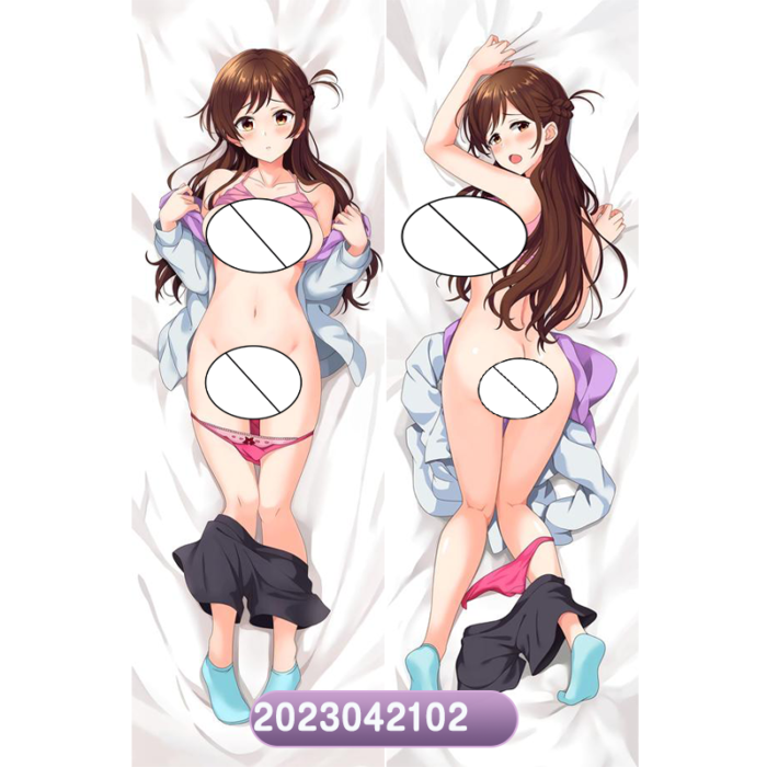 Anime Girlfriend, Please Borrow Me Mizuhara Chizuru Double-Sided Print Hing Body Pillowcase Otaku Cosplay Pillow Cover