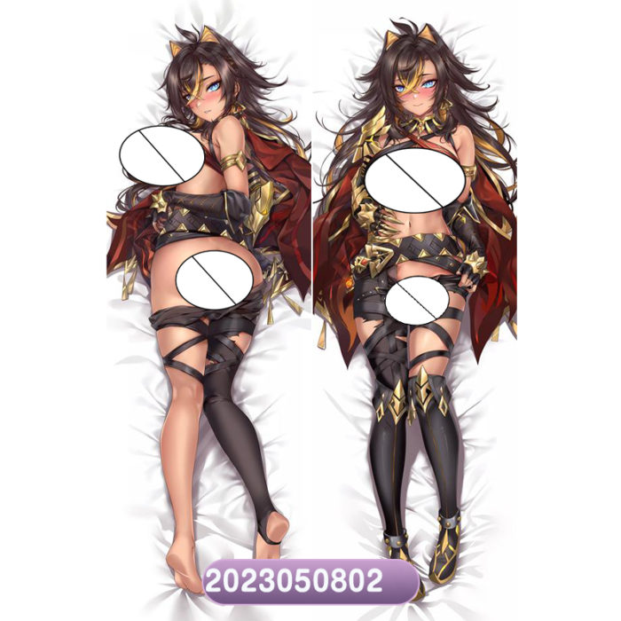 Anime Genshin Impact Dehya Double-Sided Print Hing Body Pillowcase Otaku Cosplay Pillow Cover