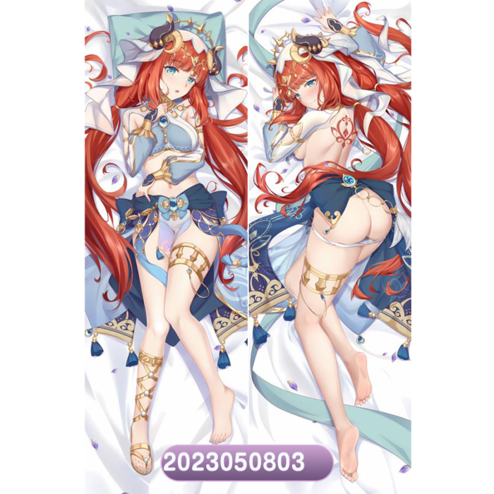 Anime Genshin Impact Luíseach Double-Sided Print Hing Body Pillowcase Otaku Cosplay Pillow Cover