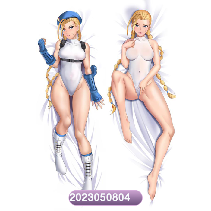 Anime  Street Fighter Cammy White Double-Sided Print Hing Body Pillowcase Otaku Cosplay Pillow Cover