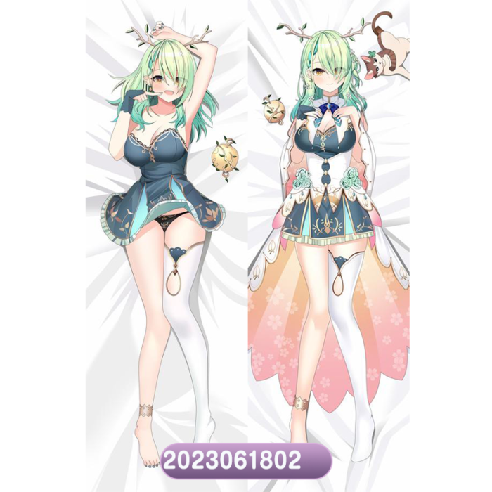 Anime Ceres Fauna Hololive Double-Sided Print Hing Body Pillowcase Otaku Cosplay Pillow Cover